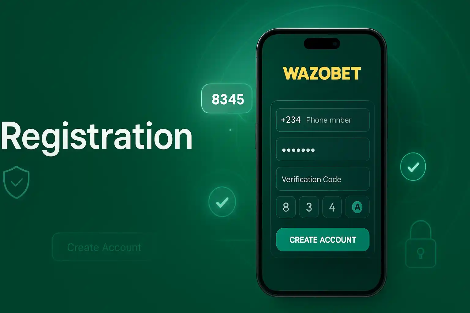 Wazobet Registration Interface Preview